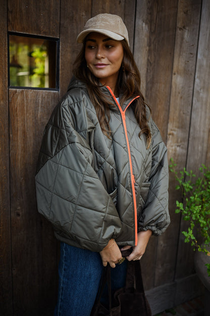 Khaki Rainy Coat