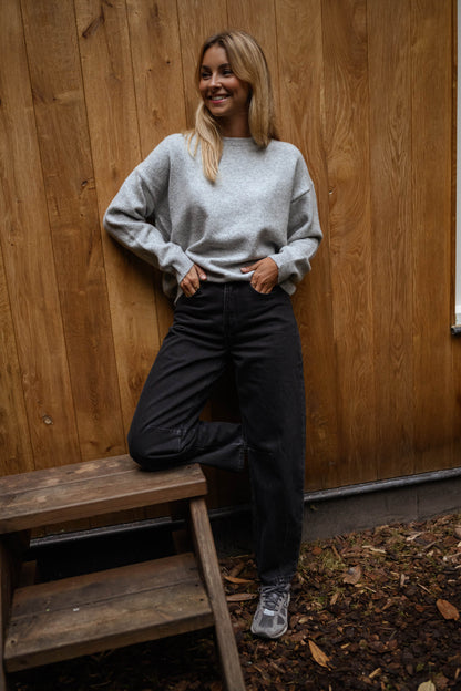 Grey Self Love Sweater