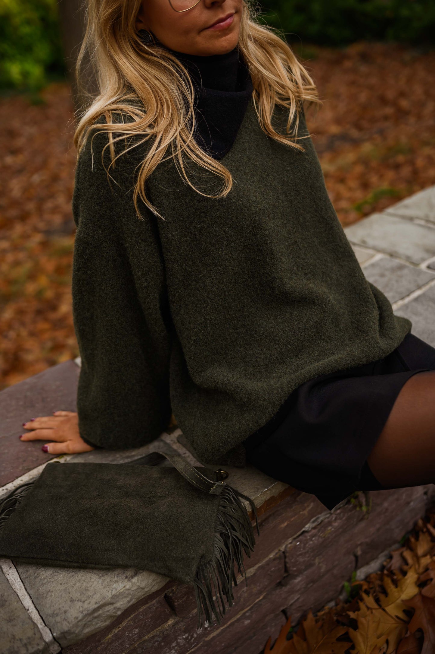Khaki Jutta Sweater