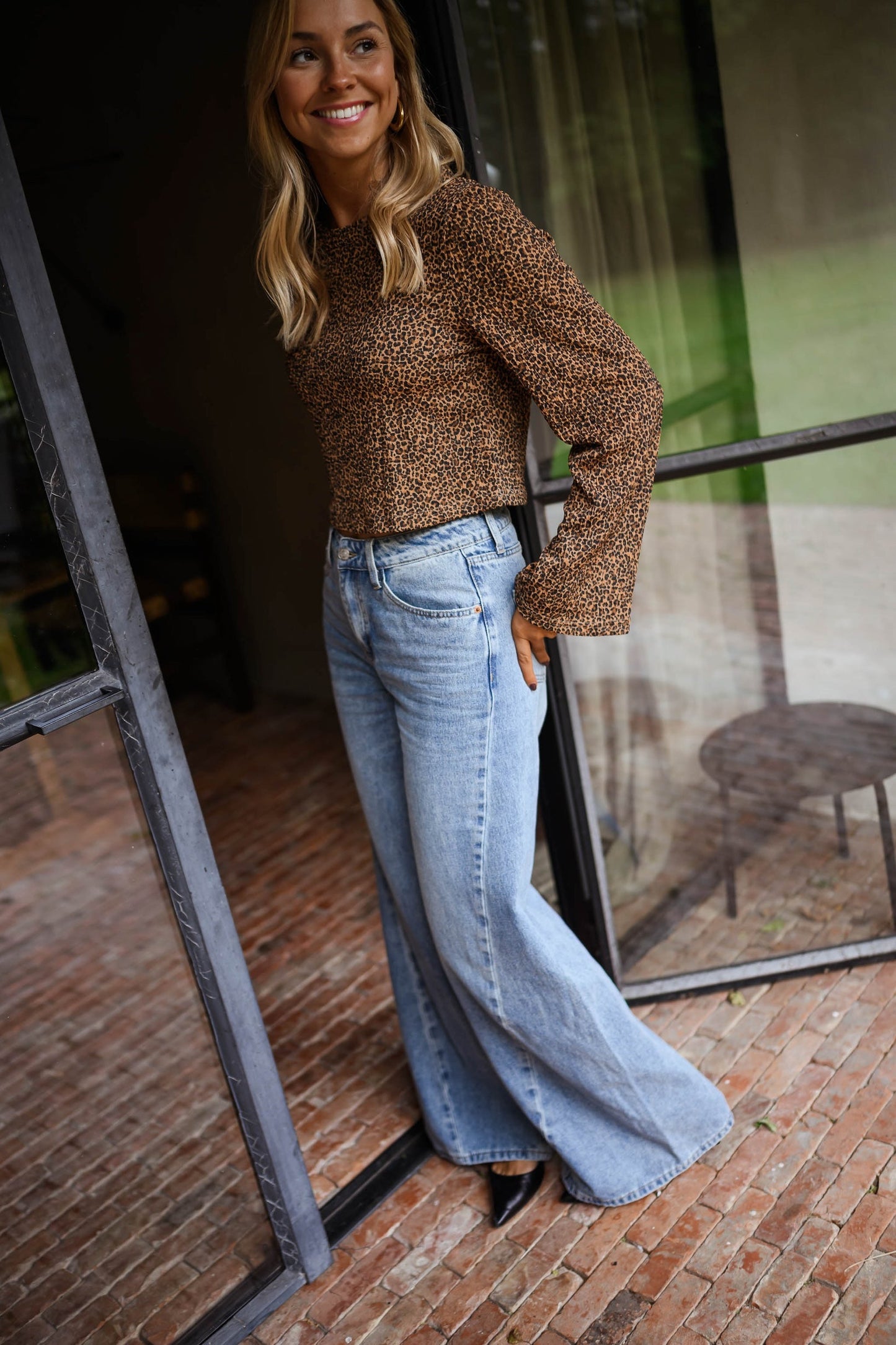 Leopard Analy Blouse