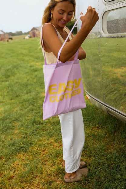 Lilac Easy Clothes Tote Bag