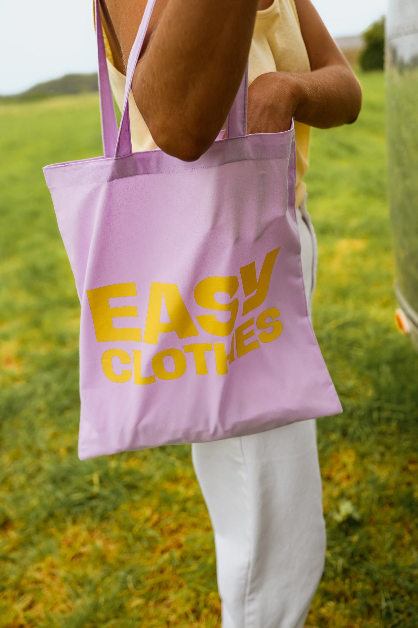Lilac Easy Clothes Tote Bag