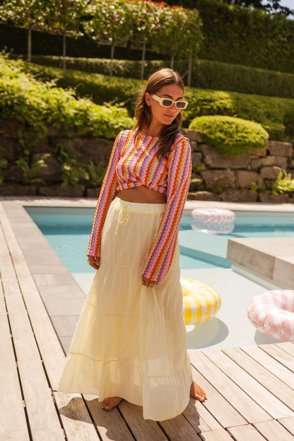 Yellow Madel Skirt