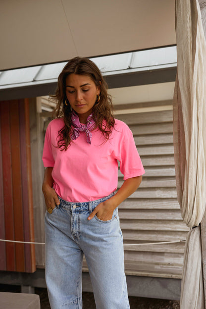 Neon Pink Lyne T-Shirt