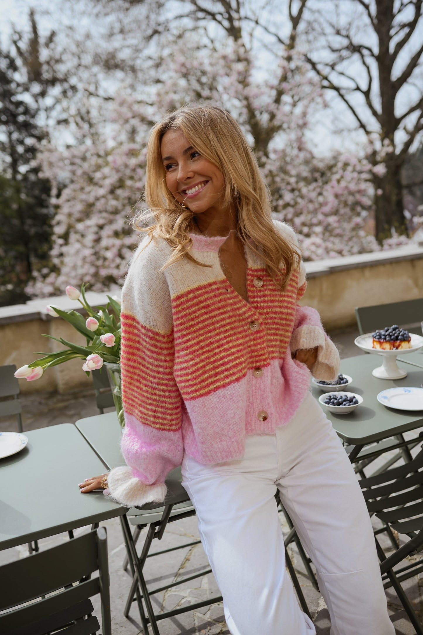 Pink Amren Cardigan