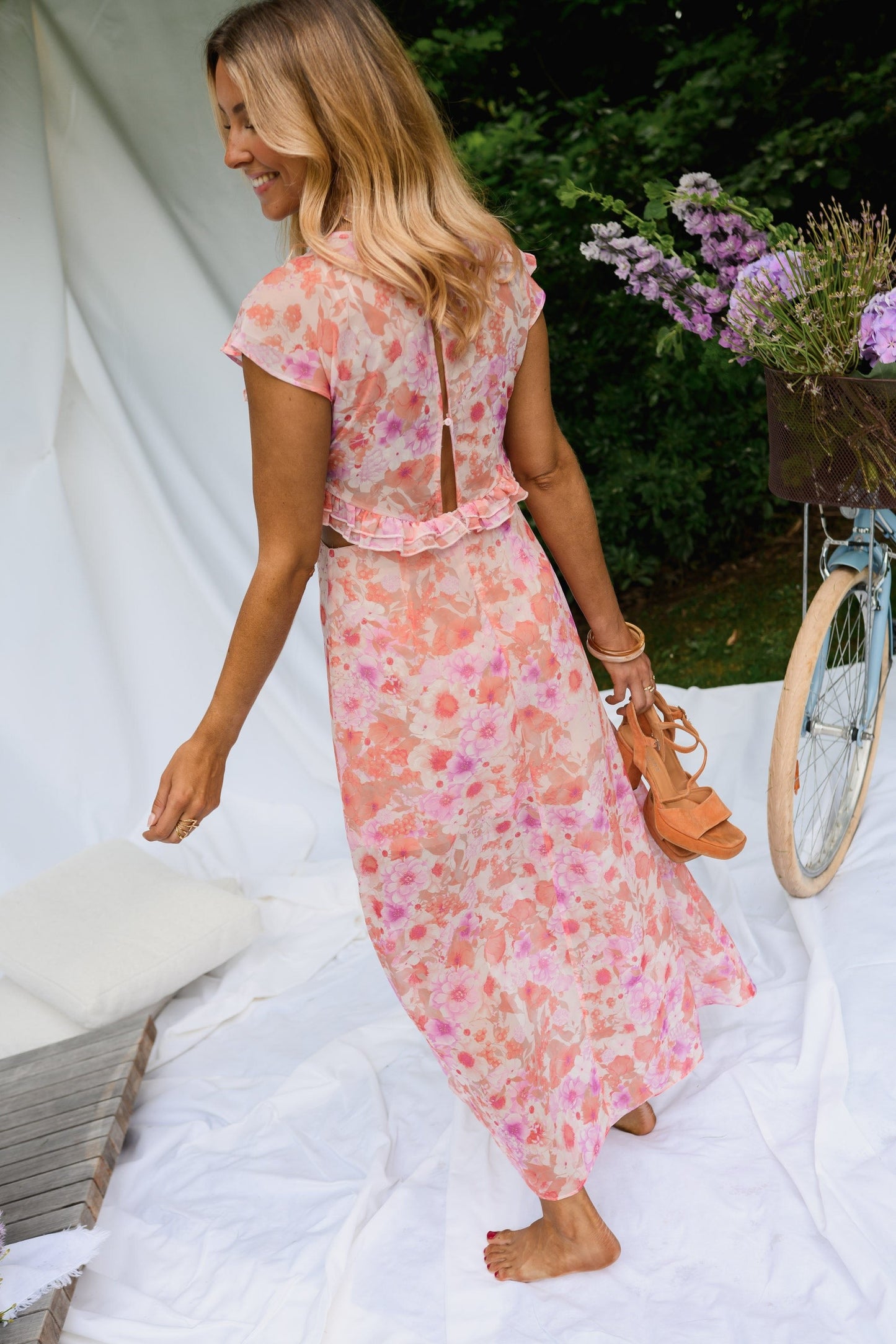 Pink Floral Odile Dress