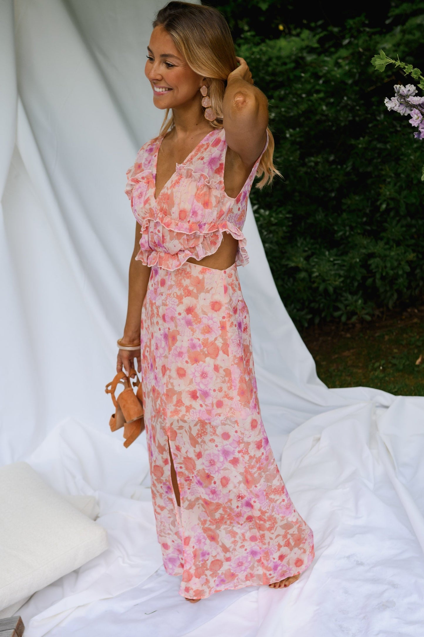 Pink Floral Odile Dress