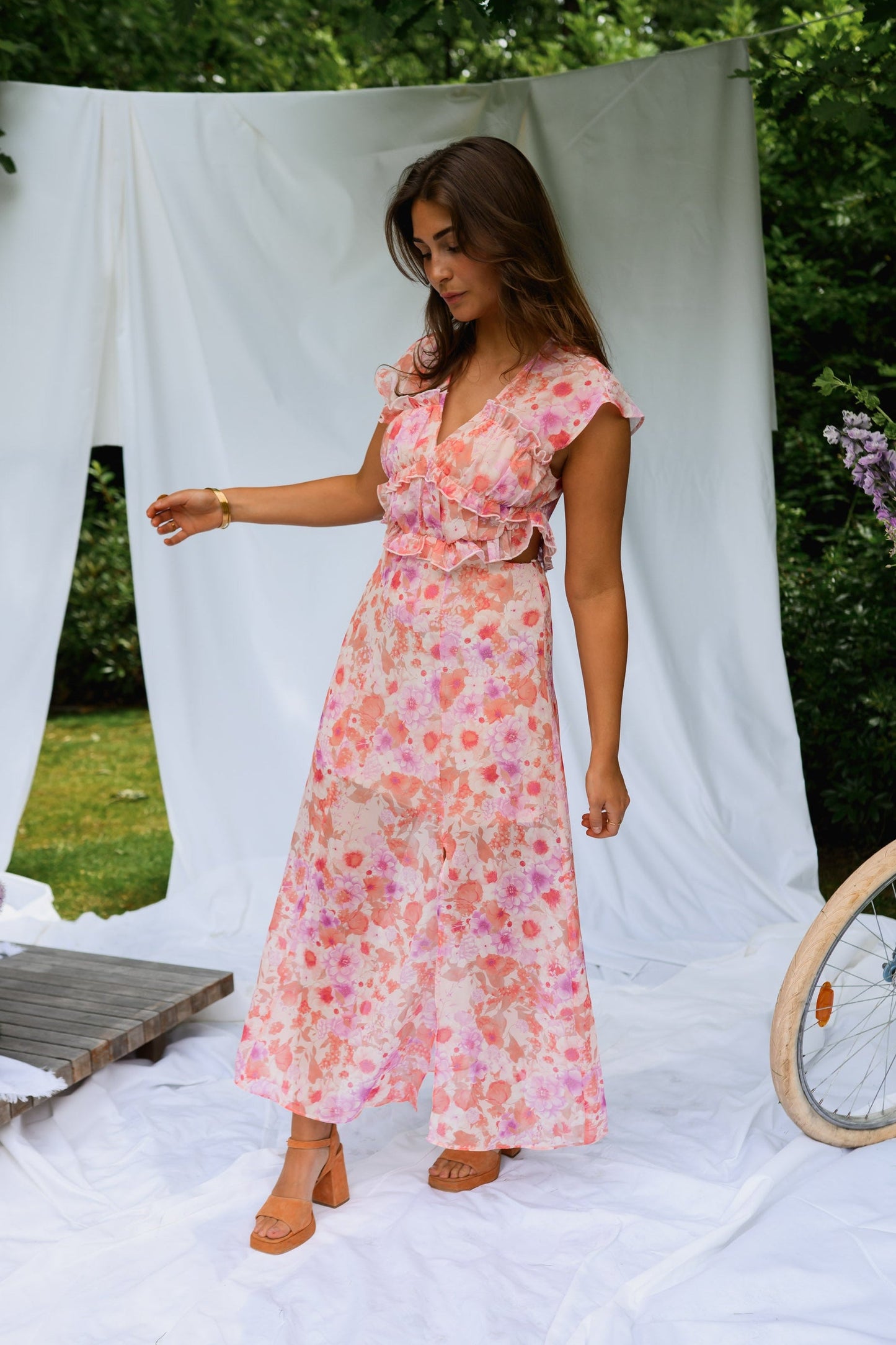 Pink Floral Odile Dress