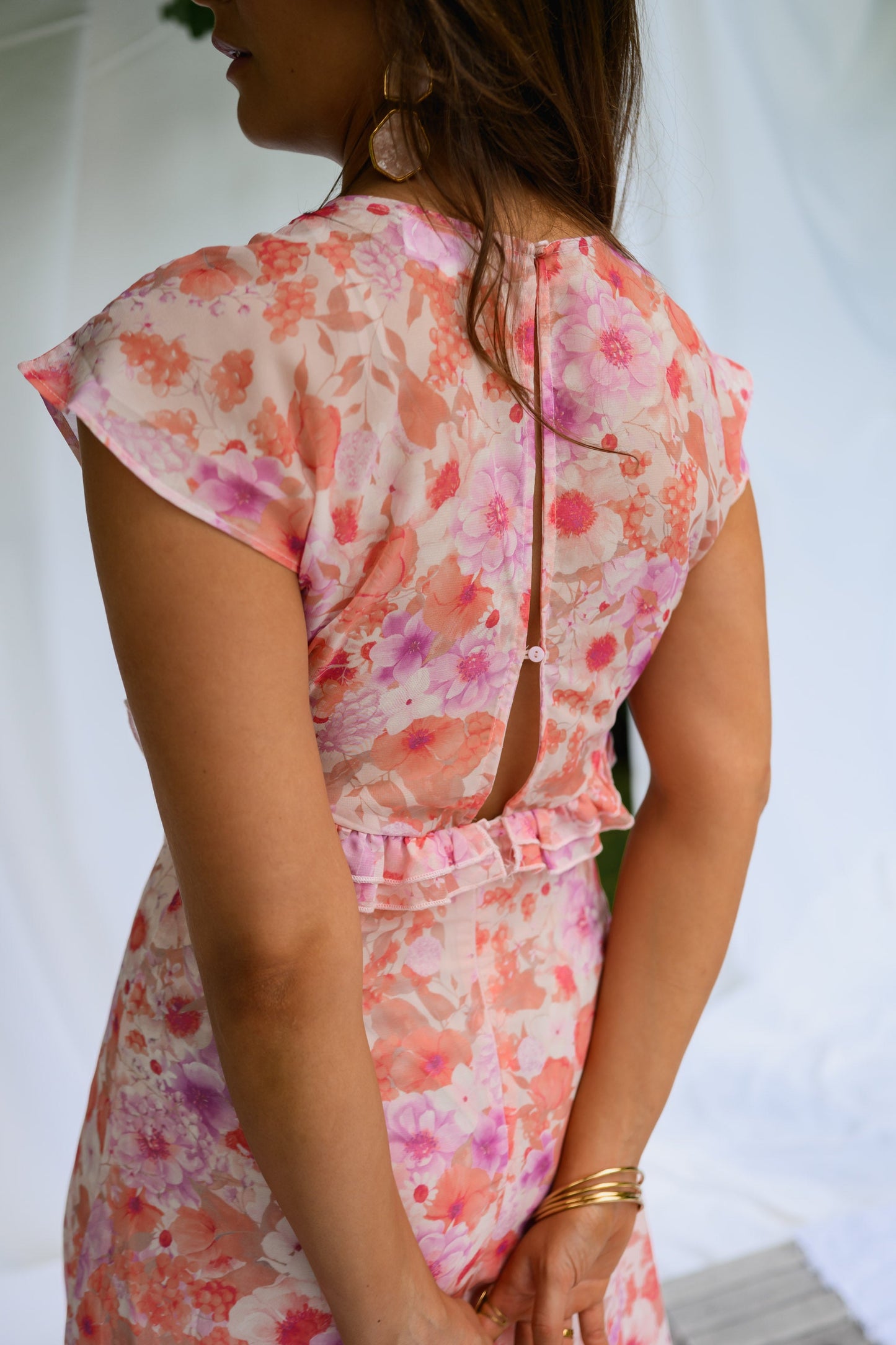 Pink Floral Odile Dress