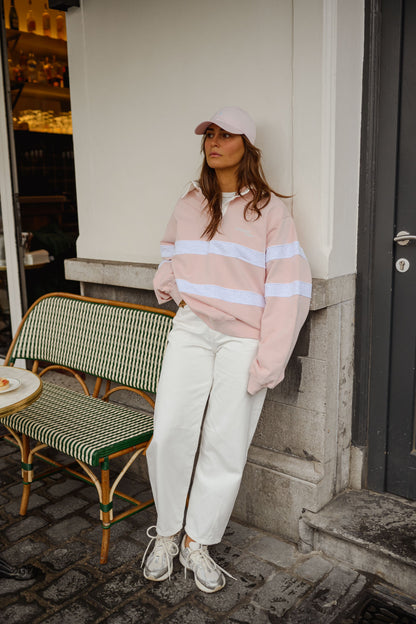 Pink And Grey Luna Sweater
