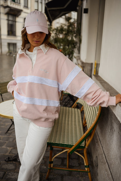 Pink And Grey Luna Sweater