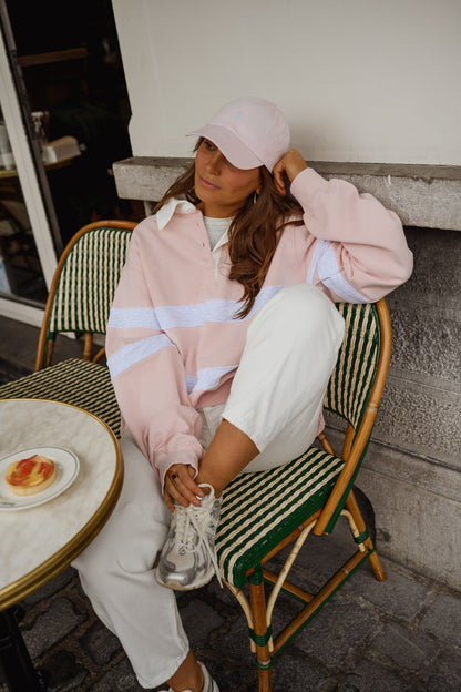 Pink And Grey Luna Sweater