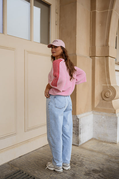 Pink Larry Sweater