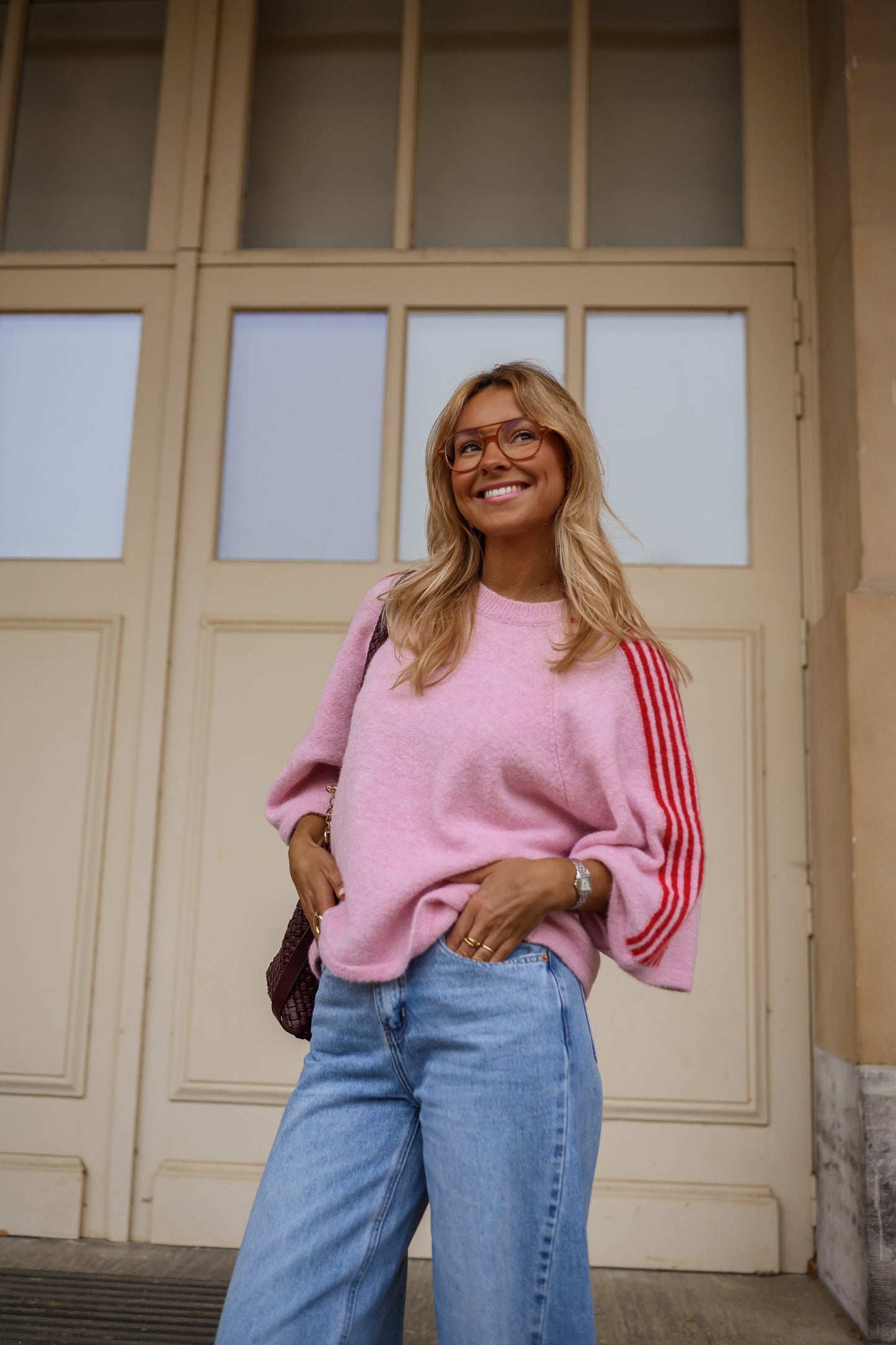 Pink Larry Sweater