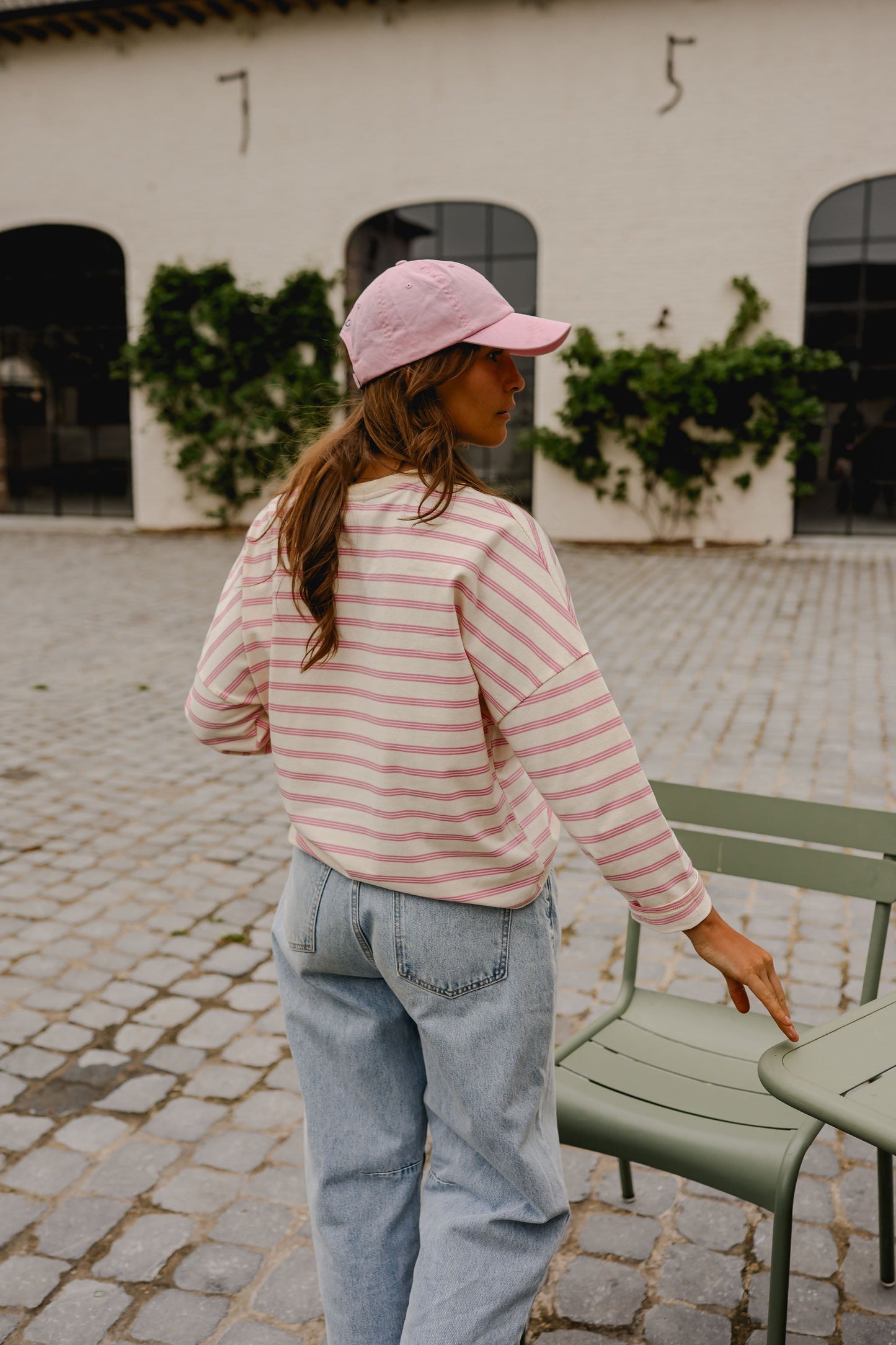 Pink Striped Dalti T-Shirt