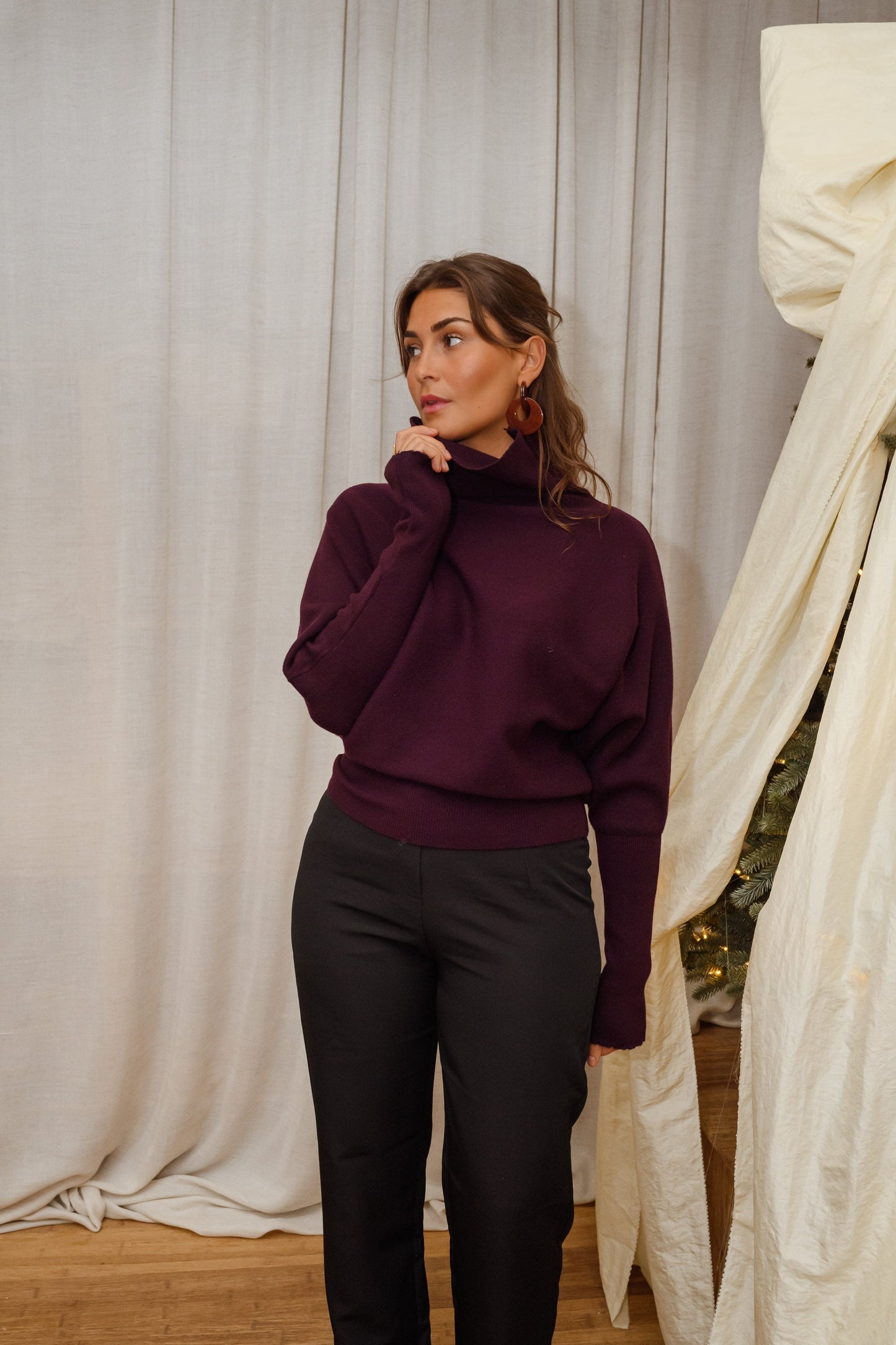 Plum Elena Sweater
