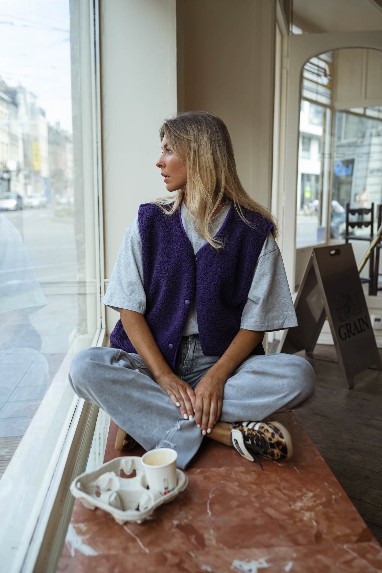 Purple Kara Vest