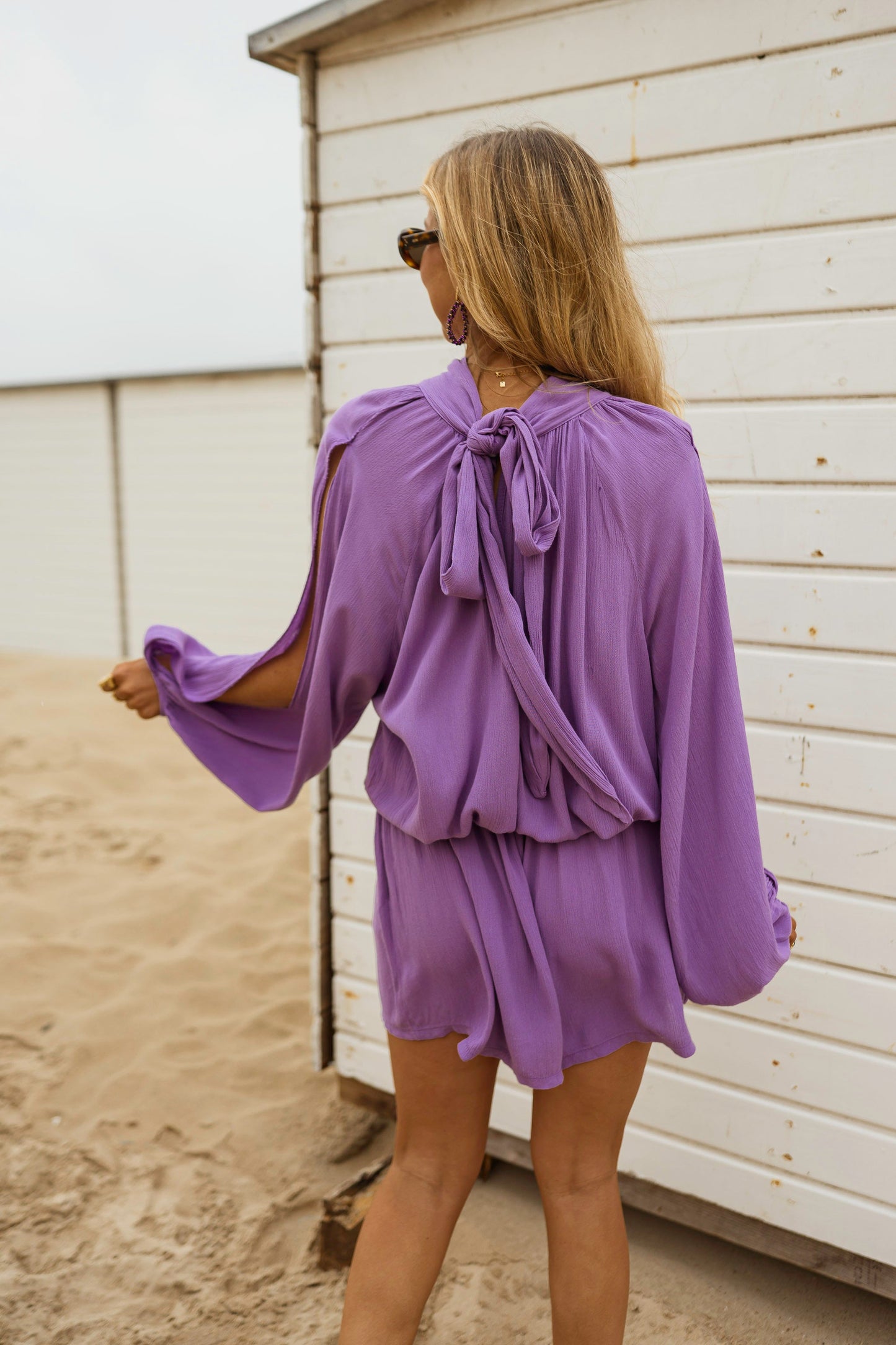 Purple Lexy Romper