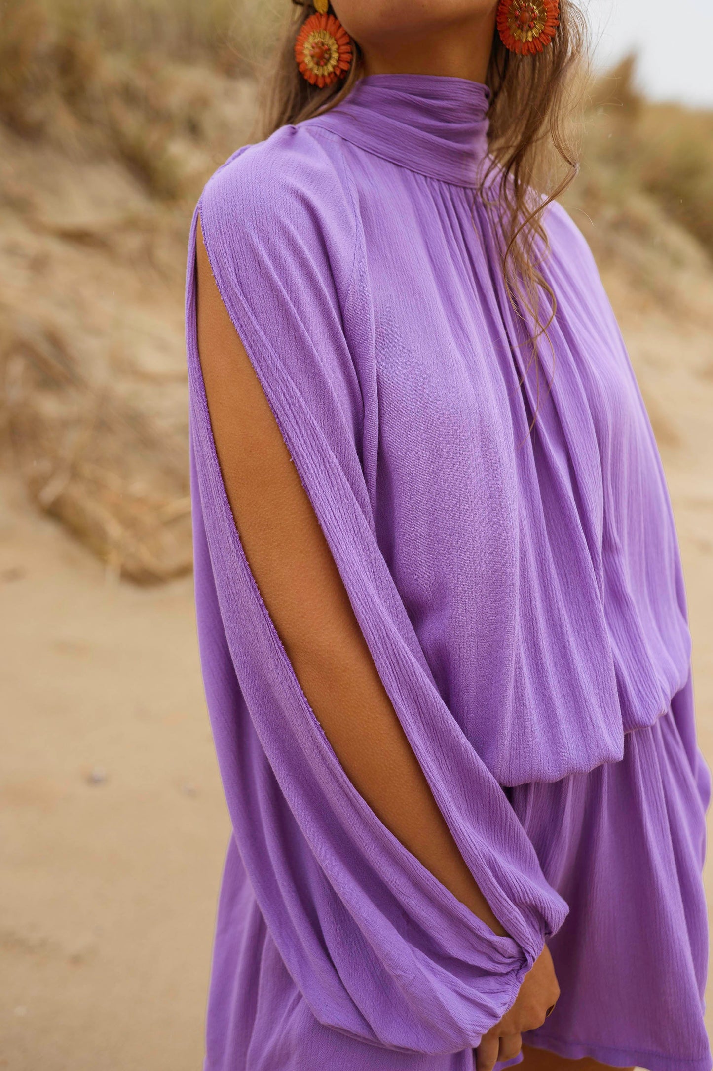 Purple Lexy Romper