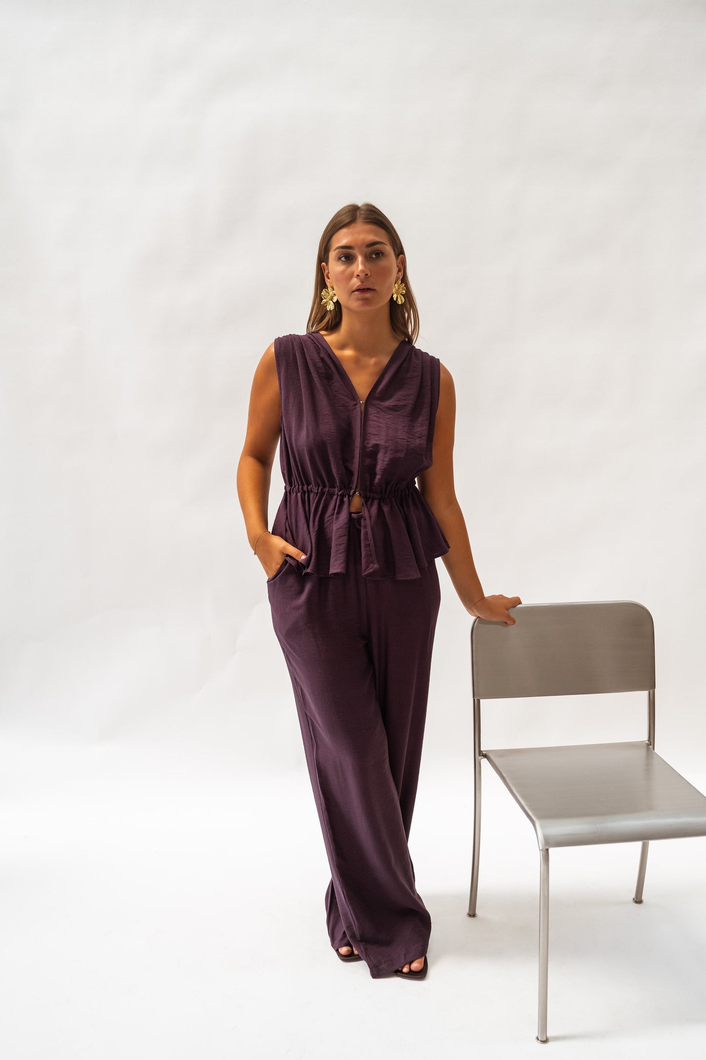 Purple Nola Top