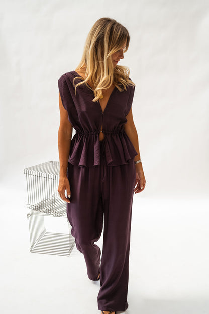 Purple Nola Top