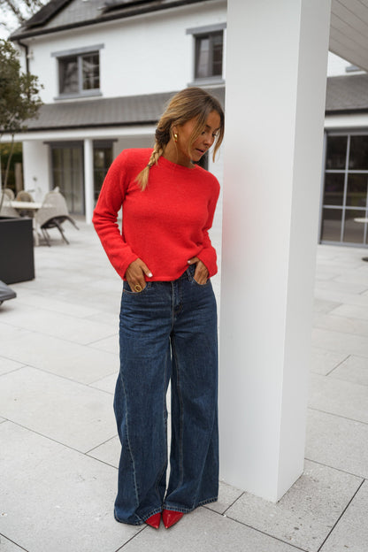 Red Adel Sweater