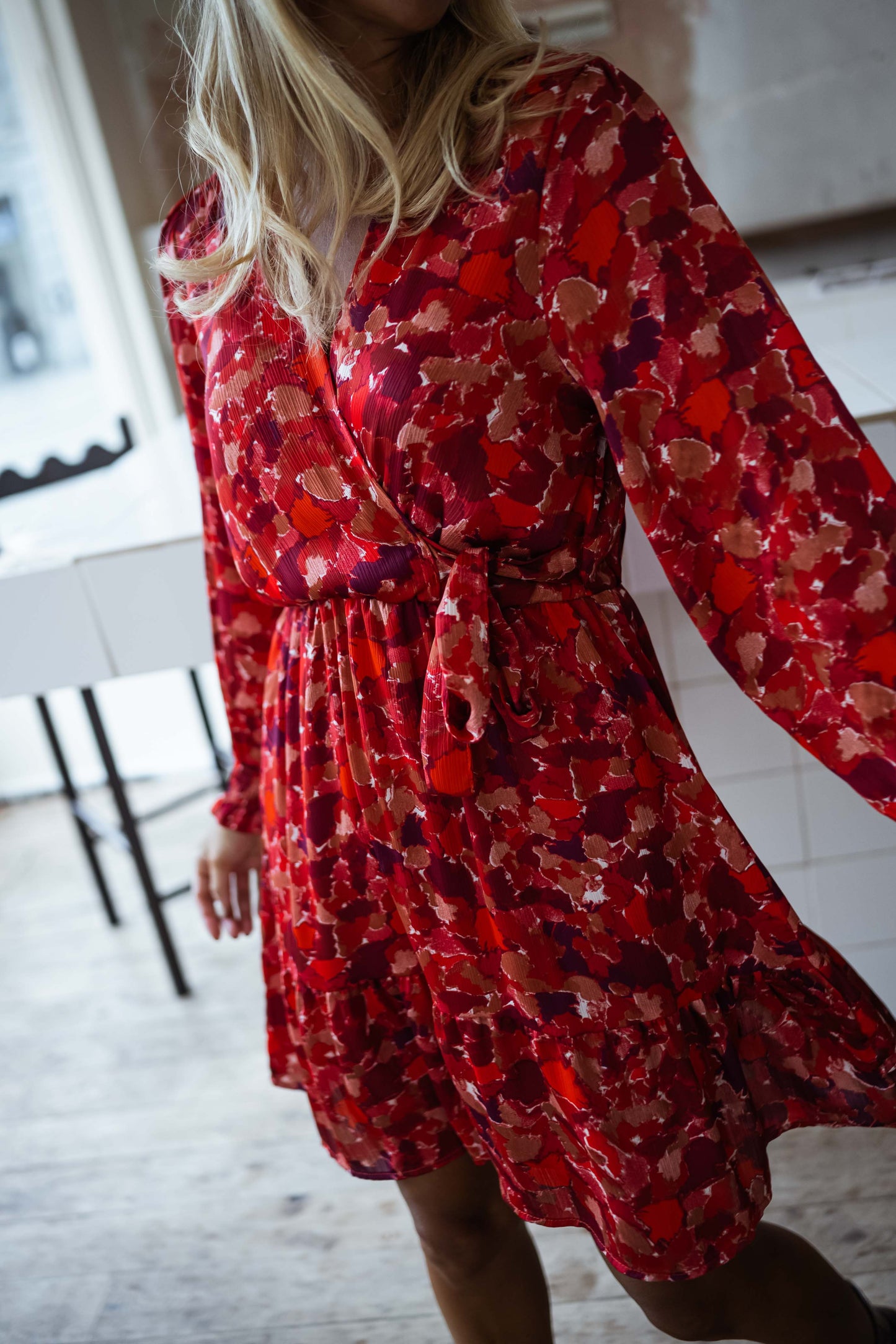 Red Basha Dress