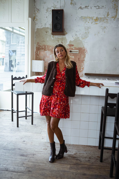 Red Basha Dress