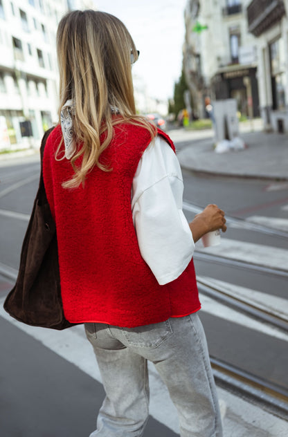 Red Kara Vest