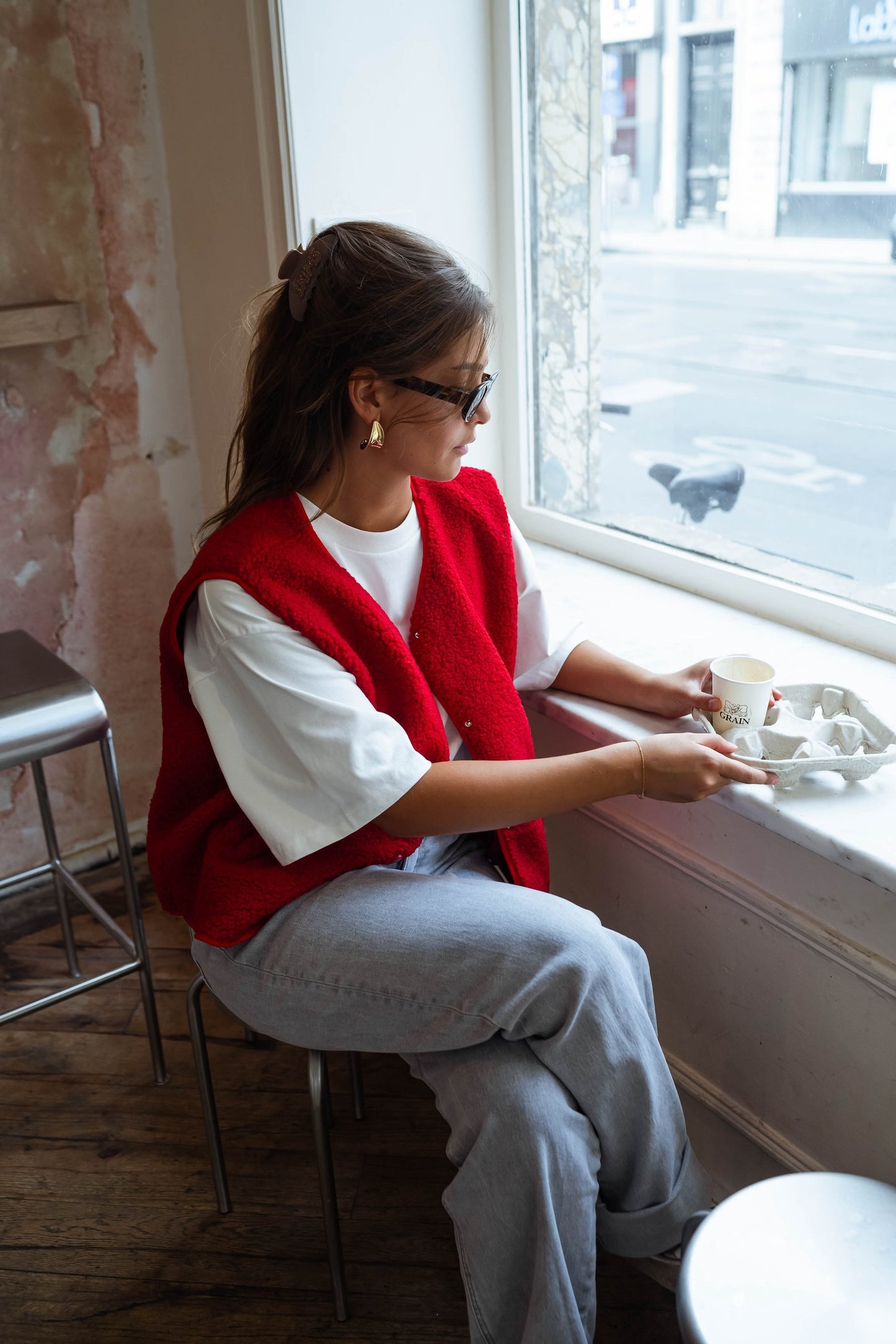 Red Kara Vest