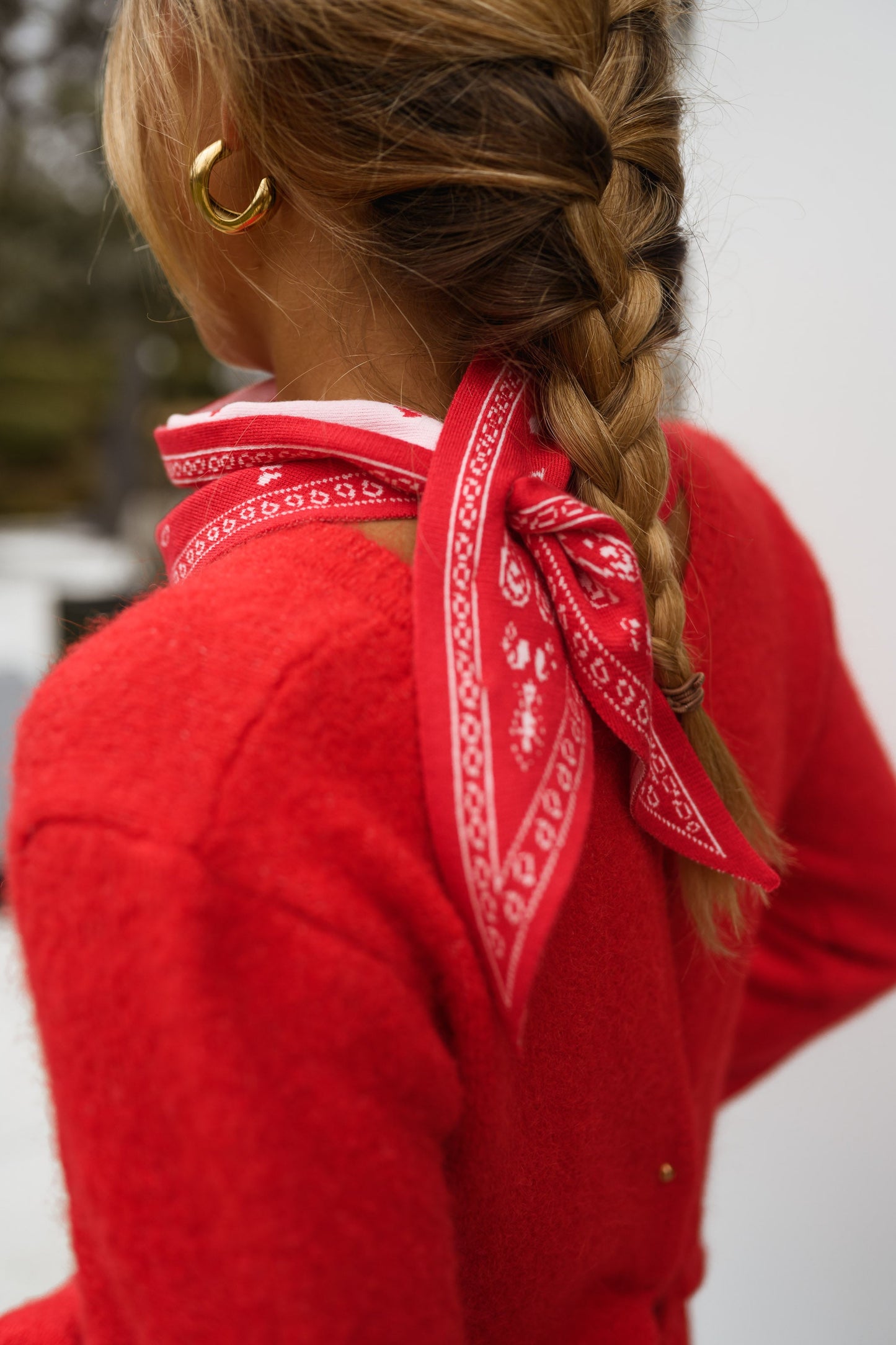 Red Lola Scarf