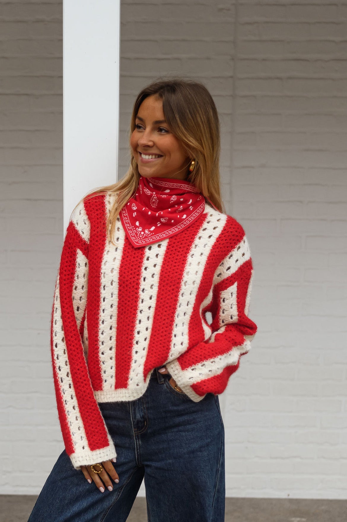 Red Lola Scarf