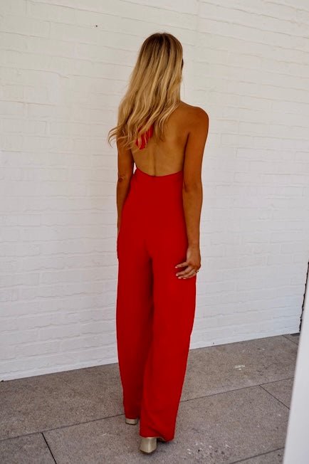 Red Mya Jumpsuit
