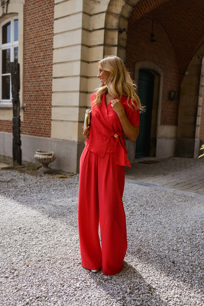 Red Patricia Blouse