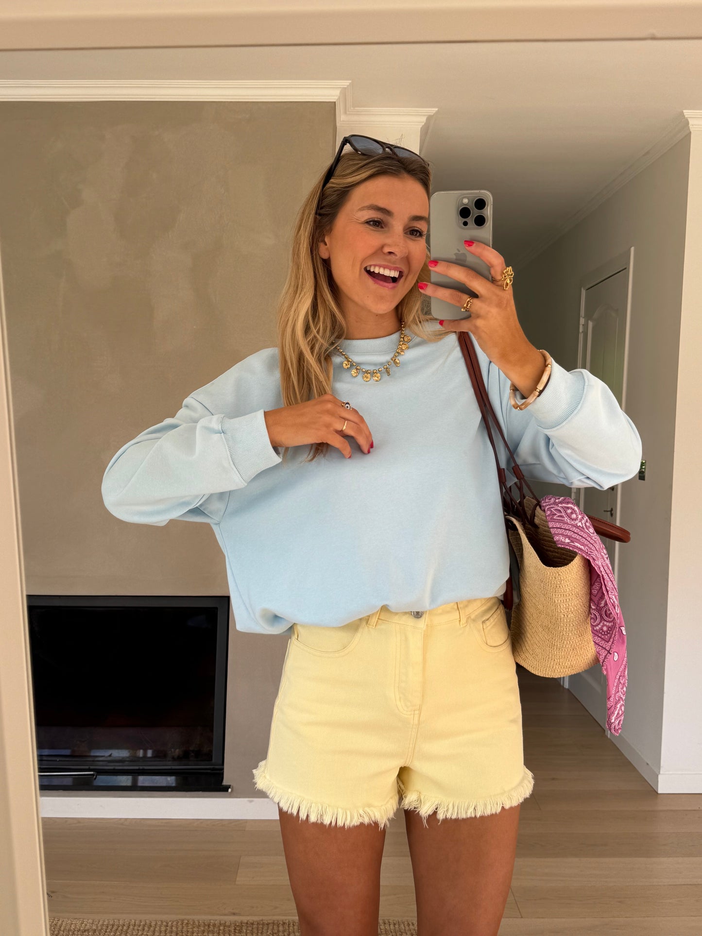 Sky Blue Roxana Sweater