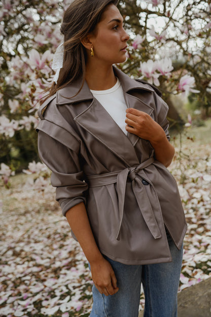Taupe David Jacket