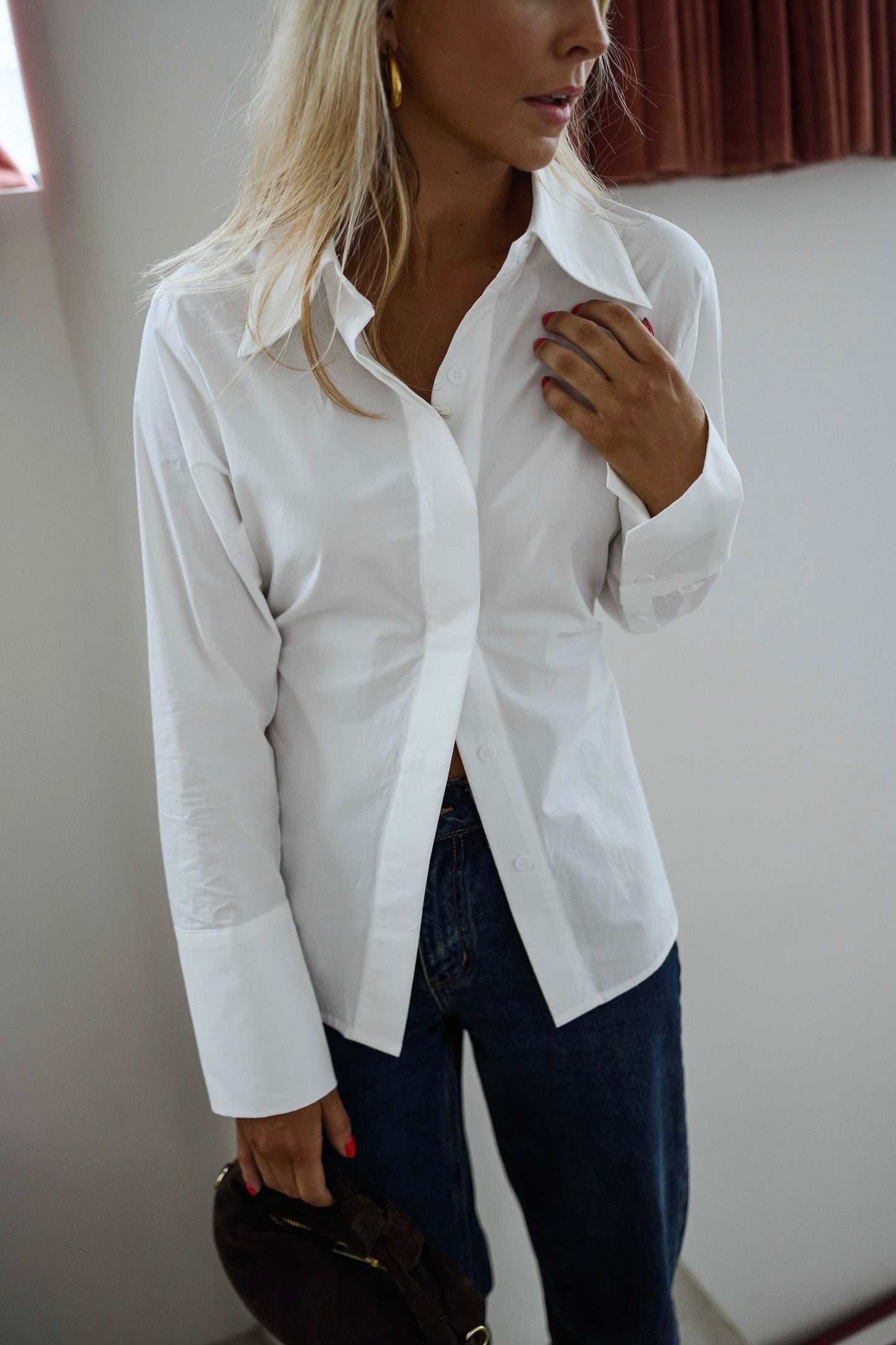 White Evolene Shirt
