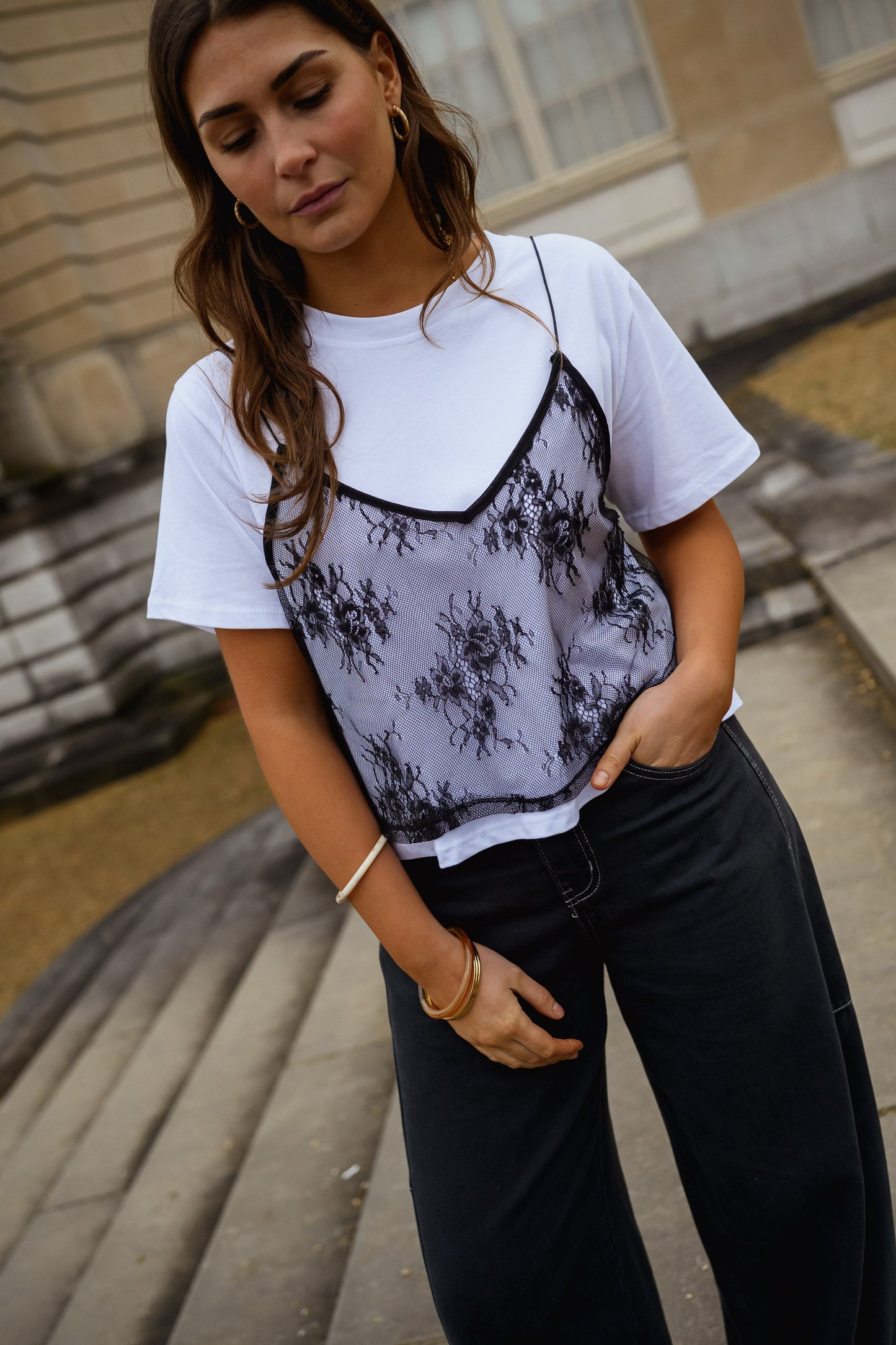 White Gwen T-shirt