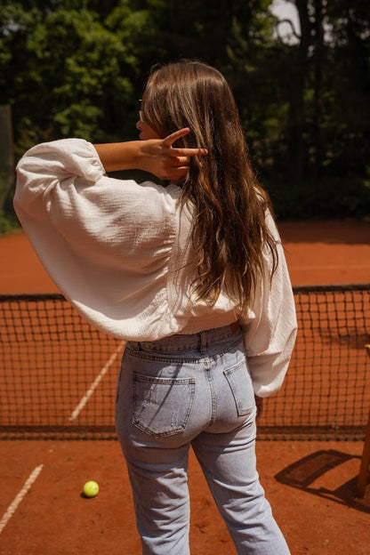 White Manoa Blouse