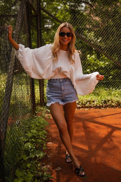 White Manoa Blouse
