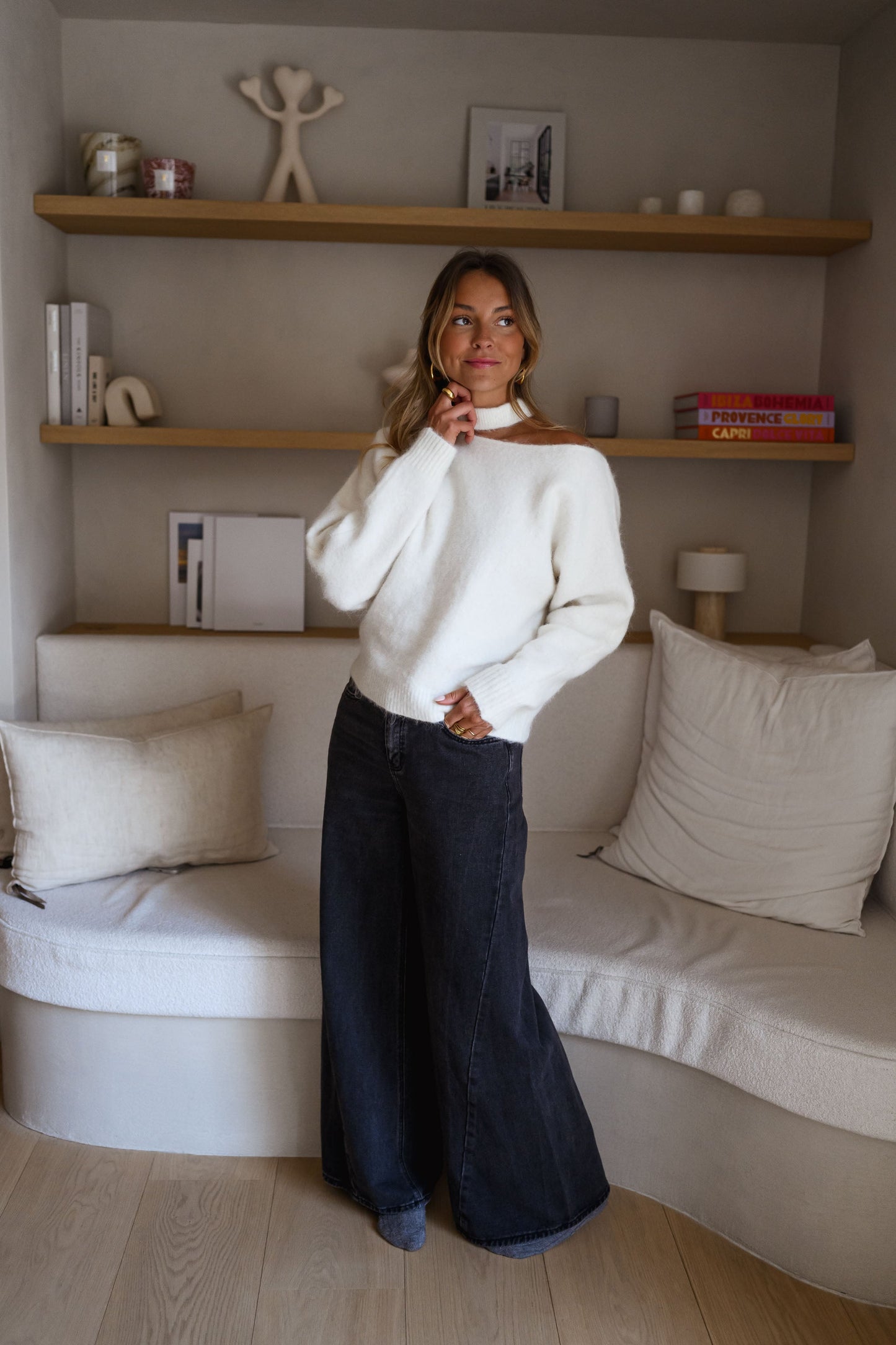 White Nuala Sweater