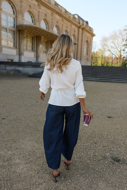 White Ophe Blouse