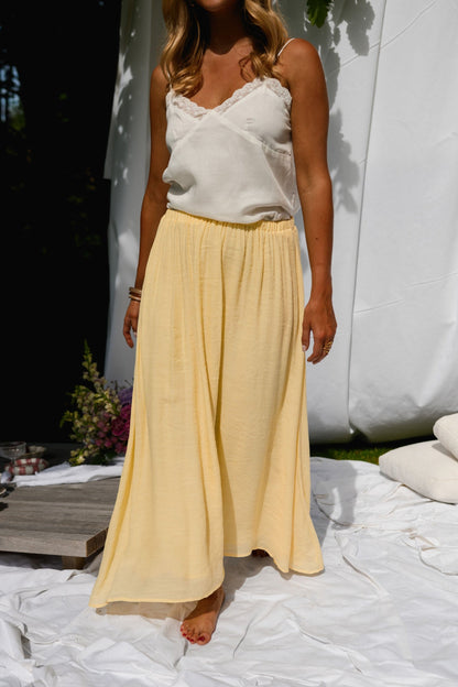 Yellow Augusta Skirt