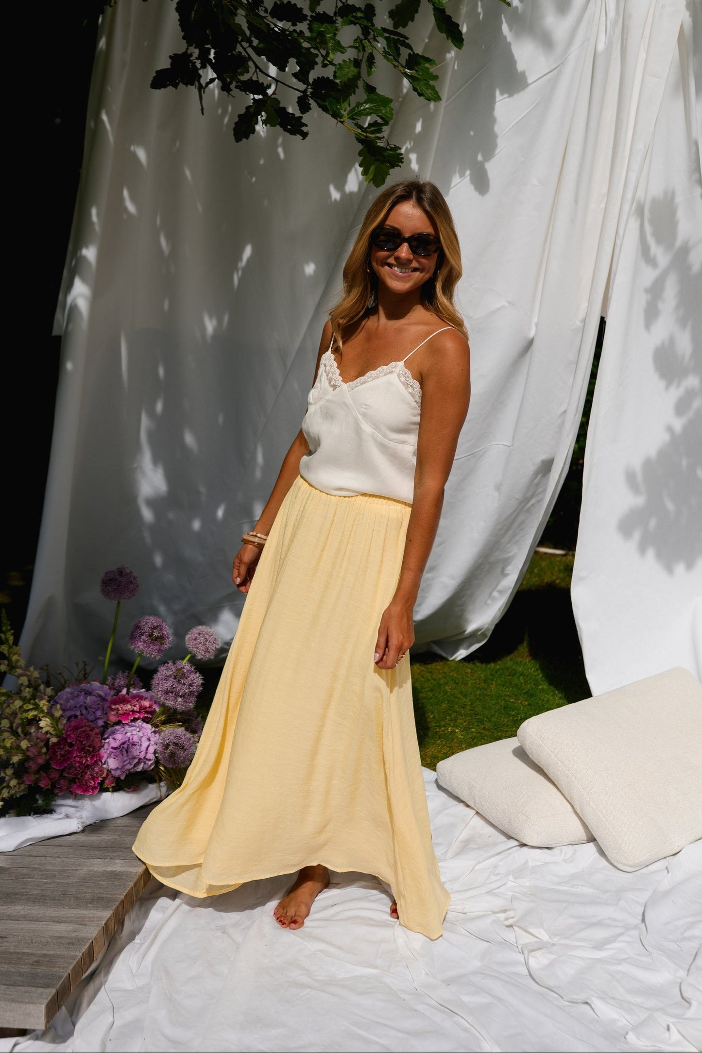Yellow Augusta Skirt