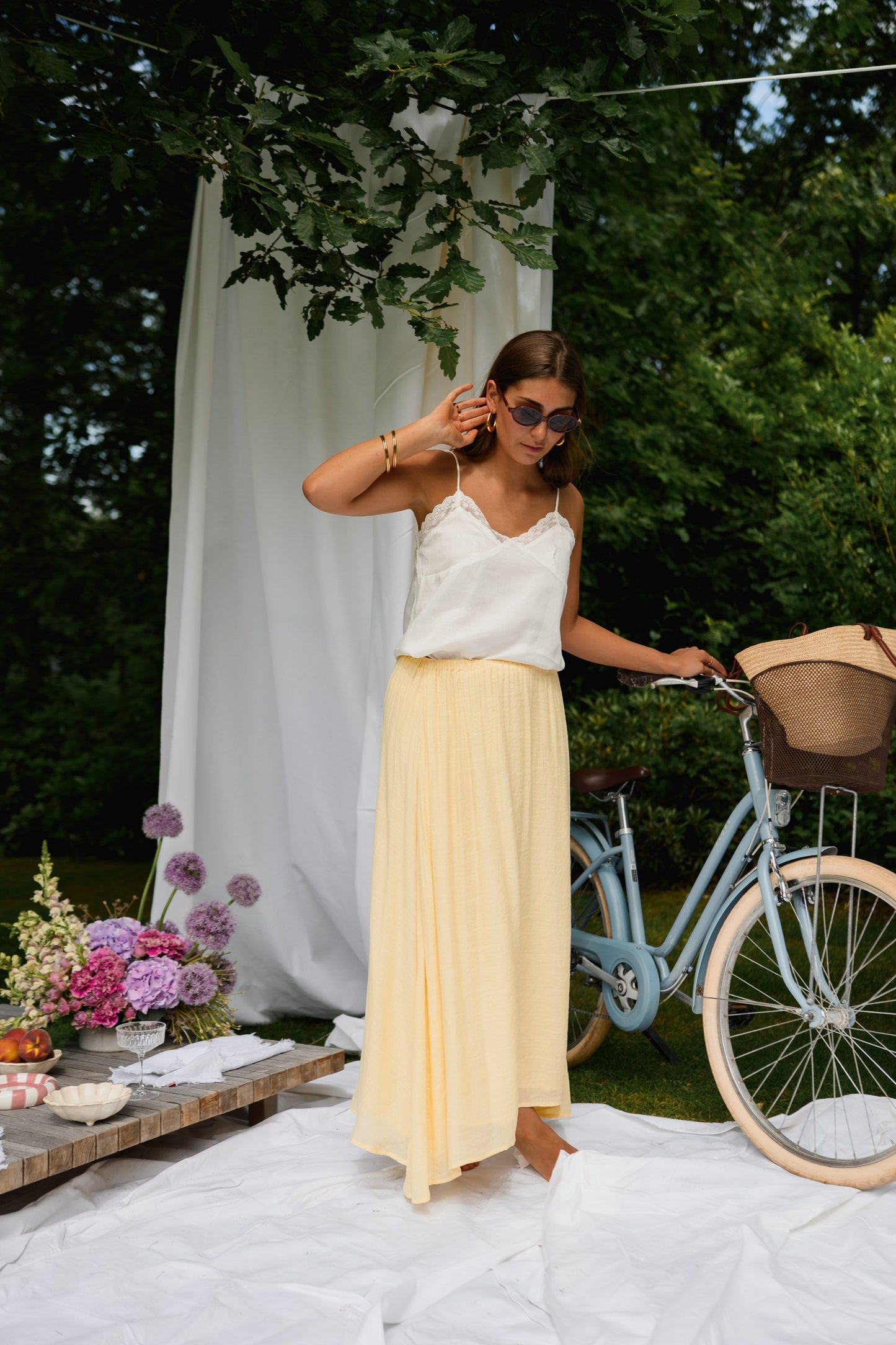 Yellow Augusta Skirt