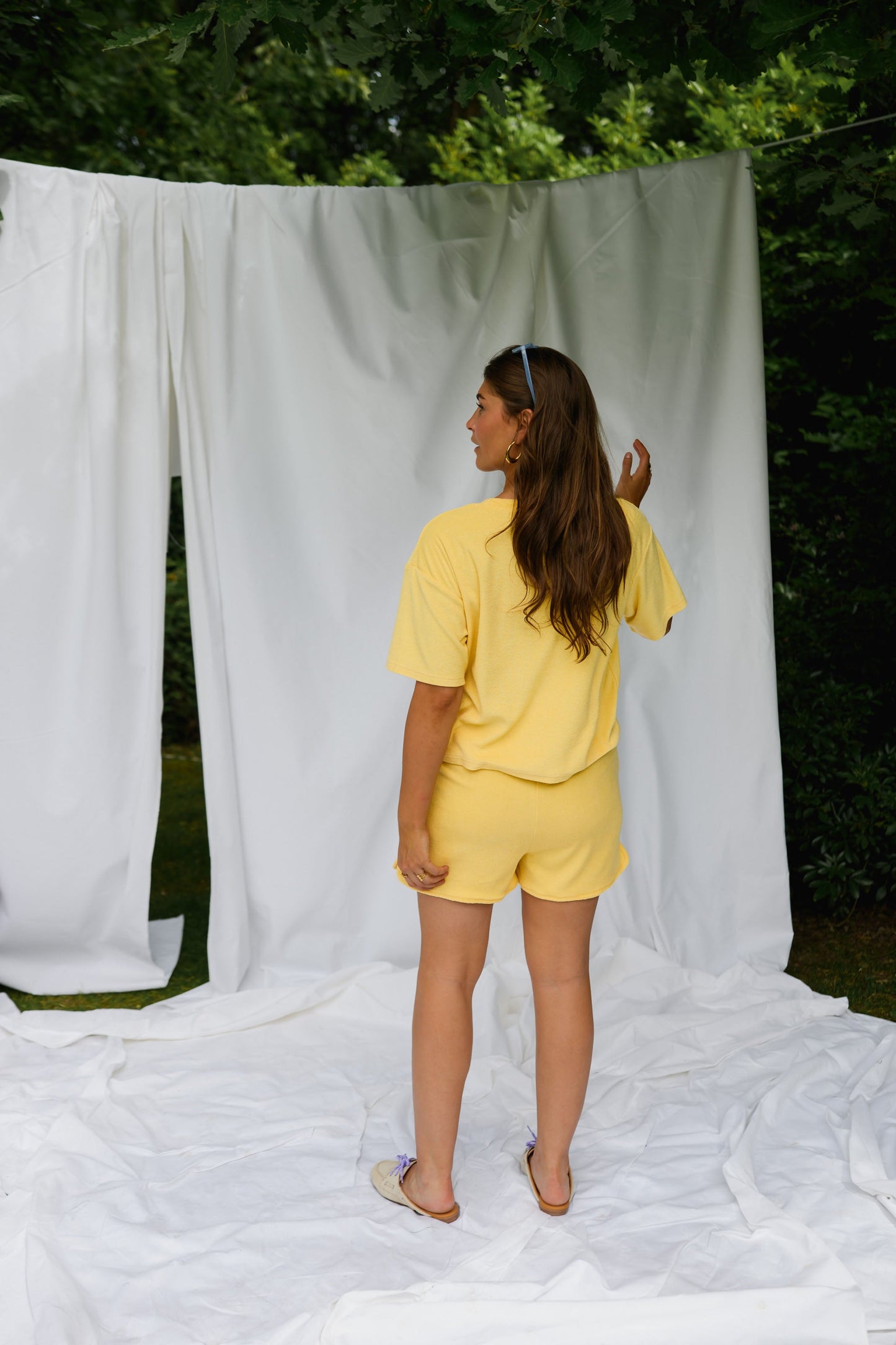 Yellow Terry Joan Set