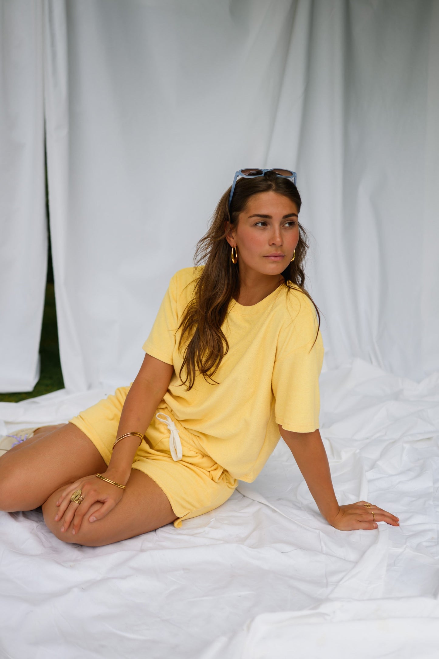 Yellow Terry Joan Set